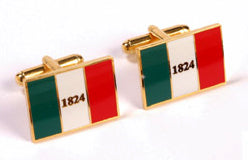 Alamo Flag Cuff Links- a part of Texas history