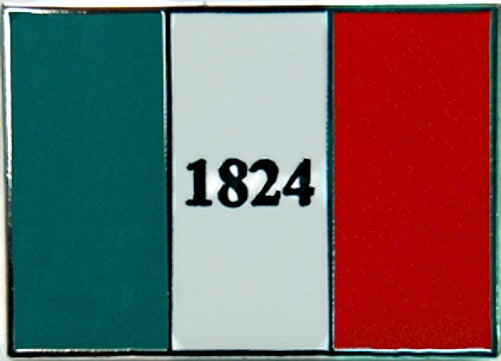 Alamo  Flag Hat Lapel Pin Texas Historical Flag