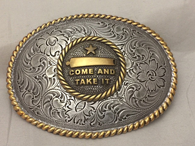 Custom Made "Come and Take It" Western Style Buckle