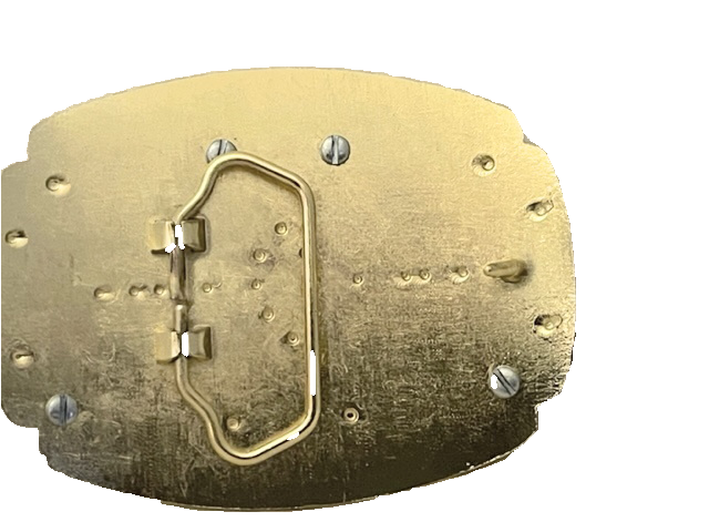 Real Scorpion Belt Buckle Solid, Double Scorpion (Gold tone)