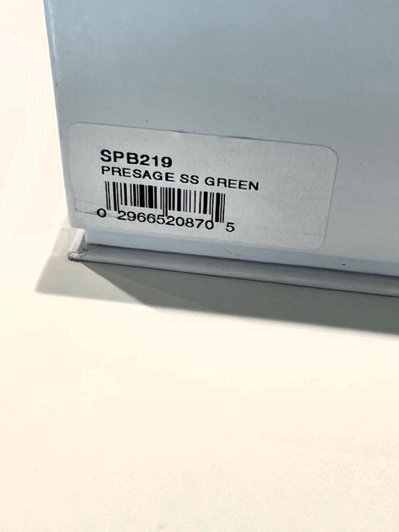 SEIKO Presage Sharp Edged SPB219J1 29 Jewel Automatic GMT Green Dial Men's Watch