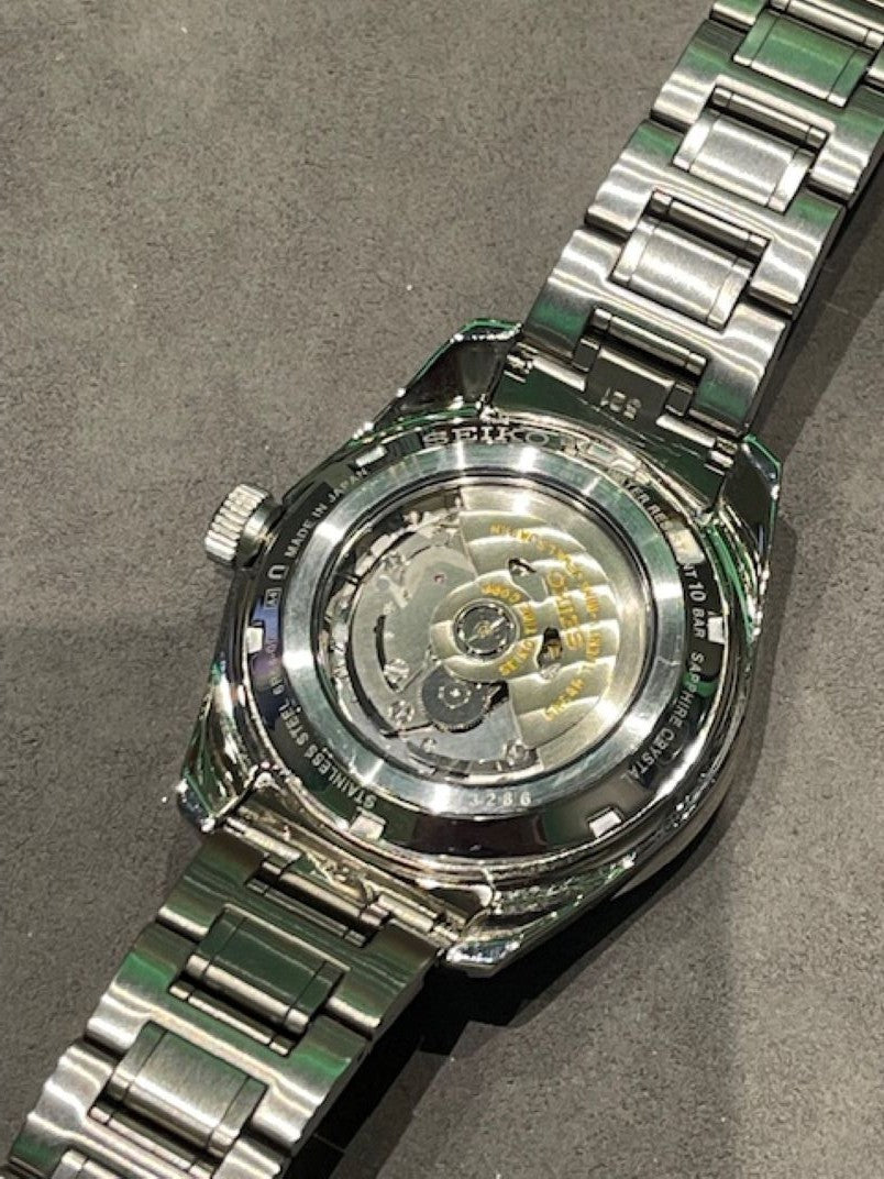 SEIKO Presage Sharp Edged SPB219J1 29 Jewel Automatic GMT Green Dial Men's Watch